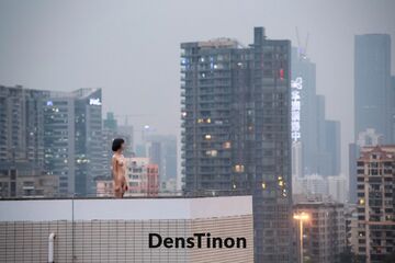 北京天使nakedangel–yuka腾讯大楼露出passingbytencentbuilding-yuka-13P